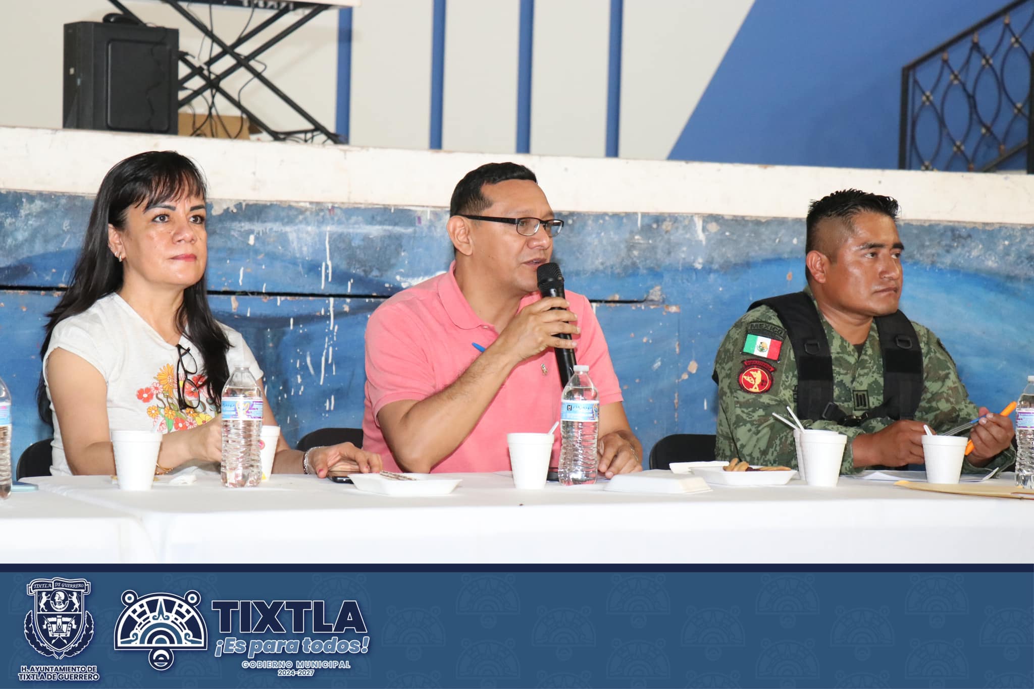 Sorteo del servicio militar nacional para jóvenes del municipio de Tixtla